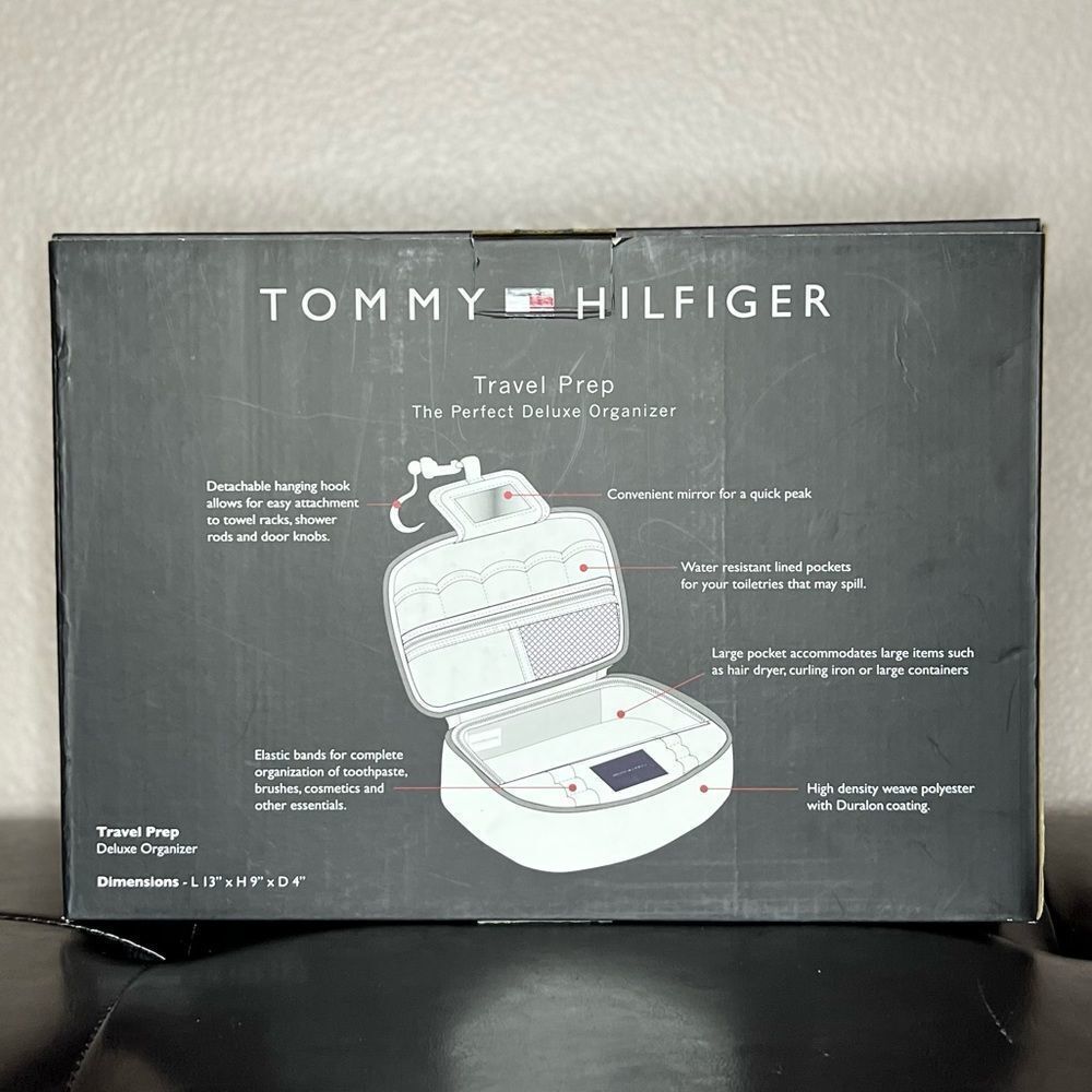 Tommy Hilfiger Delux Travel Organizer Red Blue Computer Case For Organiz… - Picture 4 of 8